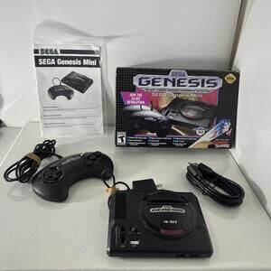 SEGA Genesis Classic Mini Console (MK-16000) CIB Authentic In Box & Tested